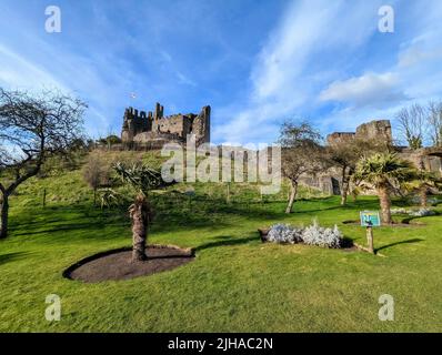 La fortification en ruines du château de Dudley dans la ville de Dudley, West Midlands, Angleterre Banque D'Images