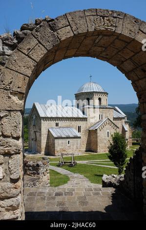 L'église du monastère de Gradac Monument de la culture d'une importance exceptionnelle en Serbie Banque D'Images