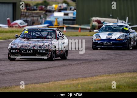 CALM All Porsche Trophée Thruxton qualification 2022 Banque D'Images