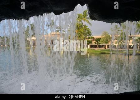 Le Hilton Waikoloa Hotels & Resort, Kailua-Kona HI Banque D'Images