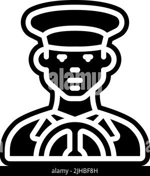 Chauffeur pratique . Illustration de Vecteur