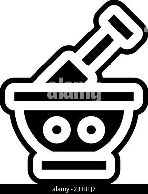 Bol de quarantaine . Illustration de Vecteur