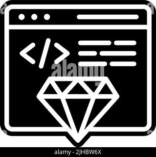 Optimisation du moteur de recherche Code propre . Illustration de Vecteur