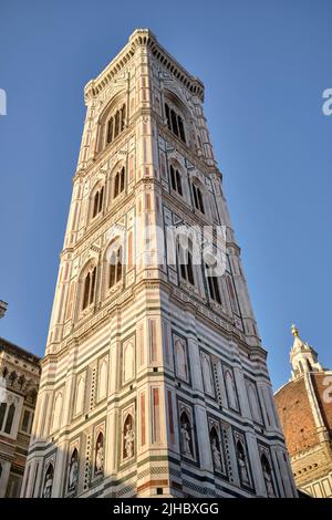 Giottos Campanile ou Belltower Florence Italie Banque D'Images
