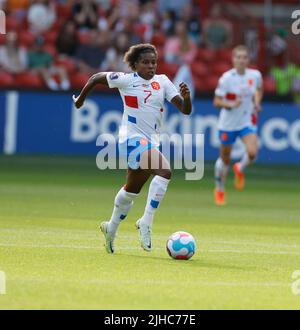 Sheffield, Royaume-Uni. 17th juillet 2022, Bramall Lane, Sheffield, Angleterre: Football européen international pour femmes, Suisse contre pays-Bas; Lineth Beerensteyn of Netherlands Credit: Action plus Sports Images/Alay Live News Banque D'Images