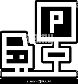 Parking autoroute . Illustration de Vecteur