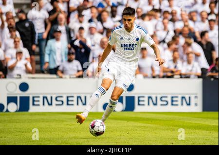 Copenhague, Danemark. 17th juillet 2022. Kevin diks (2) du FC Copenhague vu lors du match Superliga de 3F entre le FC Copenhague et AC Horsens à Parken à Copenhague. (Crédit photo : Gonzales photo/Alamy Live News Banque D'Images