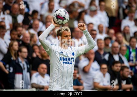 Copenhague, Danemark. 17th juillet 2022. Peter Ankersen (22) du FC Copenhague vu lors du match Superliga de 3F entre le FC Copenhague et AC Horsens à Parken à Copenhague. (Crédit photo : Gonzales photo/Alamy Live News Banque D'Images