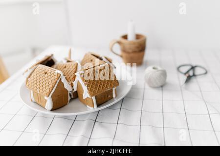 Maison de pain d'épice - tradition de vacances classique Banque D'Images