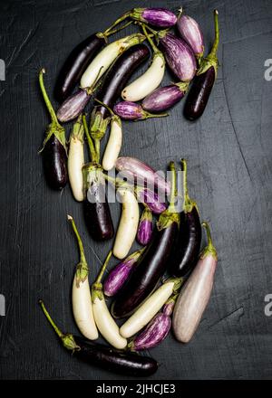 Aubergine et aubergine de conte de fées Banque D'Images