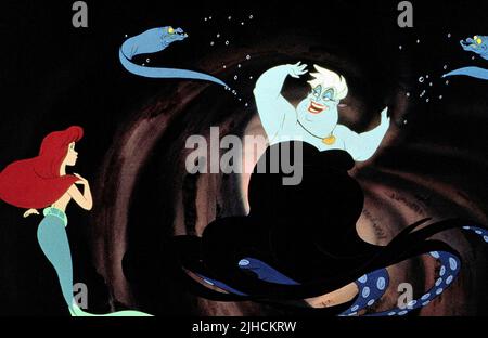 URSULA, Ariel, La Petite Sirène, 1989 Banque D'Images