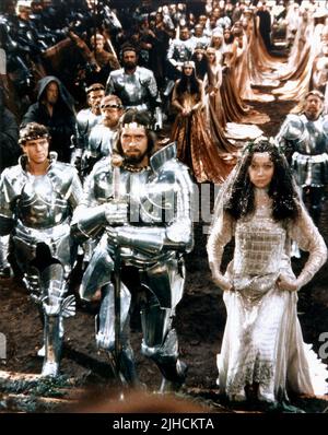 NICHOLAS CLAY, NIGEL TERRY, CHERIE LUNGHI, Excalibur, 1981 Banque D'Images