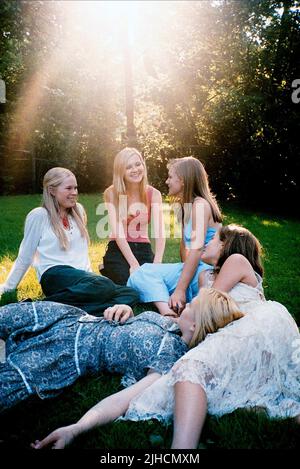 LESLIE HAYMAN, Kirsten Dunst, A.J. COOK, CHELSE SWAIN, HANNA HALL, le Virgin Suicides, 1999 Banque D'Images