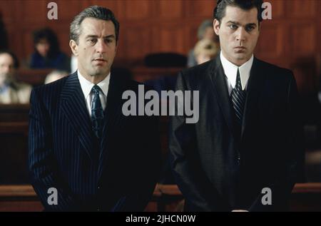 ROBERT DE NIRO, Ray Liotta, Les affranchis, 1990 Banque D'Images