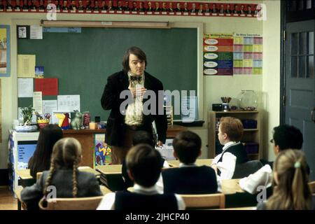 JACK BLACK, SCHOOL OF ROCK, 2003 Banque D'Images