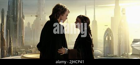 HAYDEN CHRISTENSEN, Natalie Portman, Star Wars : Episode III - LA REVANCHE DES SITH, 2005 Banque D'Images