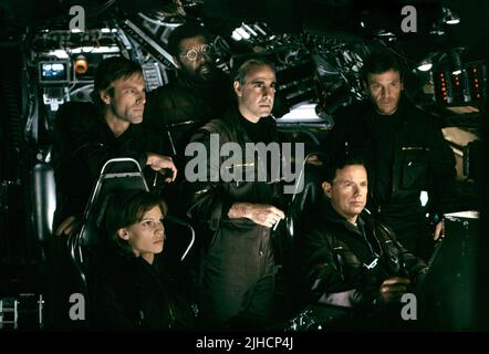 HILARY SWANK, Bruce Greenwood, Aaron Eckhart, DELROY LINDO, Stanley Tucci, TCHEKY KARYO, le CORE, 2003 Banque D'Images