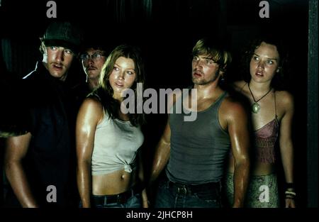 ERIC BALFOUR, JESSICA BIEL, MIKE VOGEL, ERICA LEERHSEN, le Texas Chainsaw Massacre, 2003 Banque D'Images