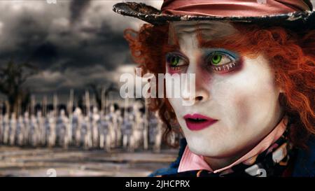 JOHNNY DEPP, Alice in Wonderland, 2010 Banque D'Images