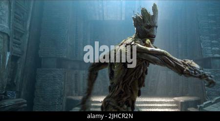 GROOT, GARDIENS DE LA GALAXIE, 2014 Banque D'Images