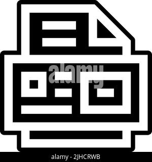 Contacts et courrier de communication . Illustration de Vecteur