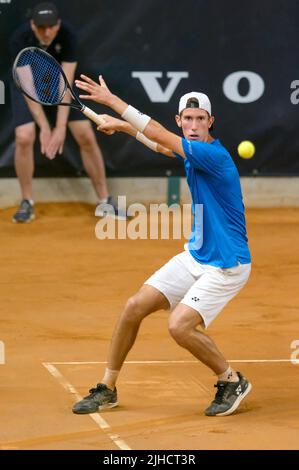 Vérone, Italie. 17th juillet 2022. Club de tennis Scaligero - Vérone, Vérone, Italie, 17 juillet 2022, Francesco Maestrelli lors de la tournée ATP Challenger - finale du match entre Francesco Maestrelli et Pedro Cachin - tennis internationales crédit: Live Media Publishing Group/Alay Live News Banque D'Images