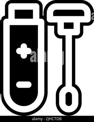 Coronavirus symptômes test covid . Illustration de Vecteur