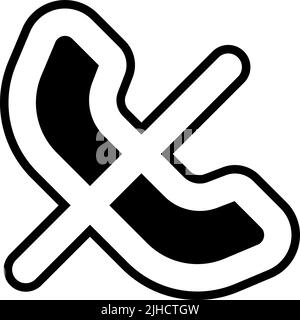 Appel manqué du service client . Illustration de Vecteur