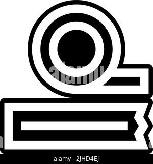 Ruban de masquage pour la papeterie . Illustration de Vecteur