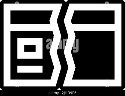 Crise économique carte de crédit . Illustration de Vecteur