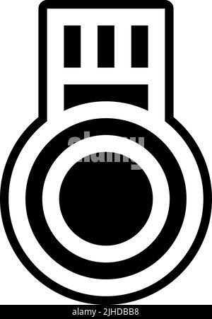 Médaille de course . Illustration de Vecteur