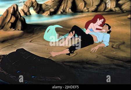 ARIEL, LE PRINCE ERIC, La Petite Sirène, 1989 Banque D'Images