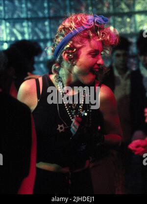 MADONNA, cherchant désespérément à SUSAN, 1985 Banque D'Images