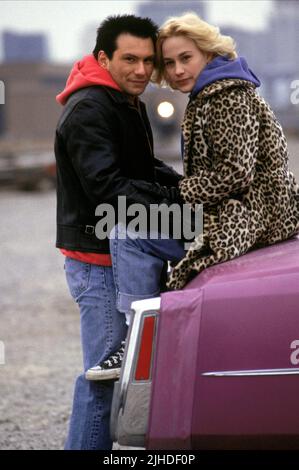 CHRISTIAN SLATER, Patricia Arquette, TRUE ROMANCE, 1993 Banque D'Images