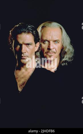 ANTONIO BANDERAS, Anthony Hopkins, LE MASQUE DE ZORRO, 1998 Banque D'Images