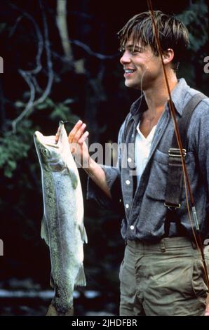 BRAD PITT, coule une rivière, 1992 Banque D'Images