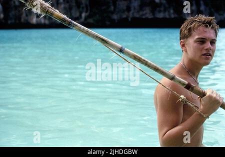 LEONARDO DICAPRIO, LA PLAGE, 2000 Banque D'Images