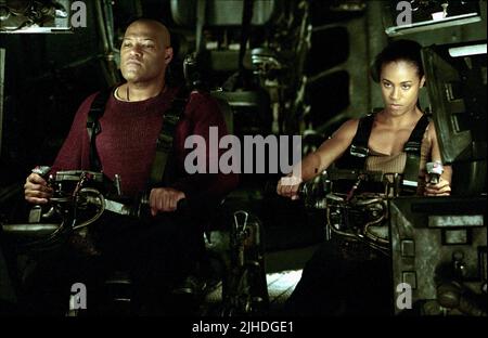 LAURENCE FISHBURNE, Jada Pinkett Smith, THE MATRIX REVOLUTIONS, 2003 Banque D'Images