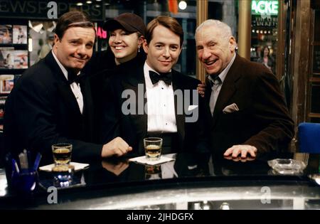 NATHAN LANE, SUSAN STROMAN, Matthew Broderick, Mel Brooks, LES PRODUCTEURS, 2005 Banque D'Images