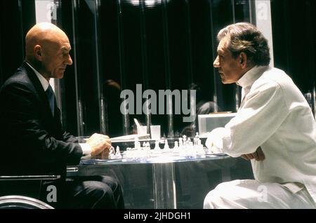 PATRICK STEWART, Ian MCKELLEN, X-MEN, 2000 Banque D'Images