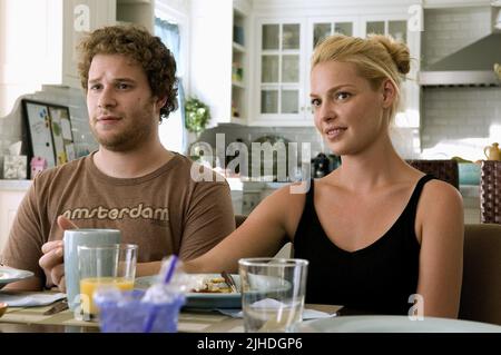 SETH ROGEN, Katherine Heigl, KNOCKED UP, 2007 Banque D'Images