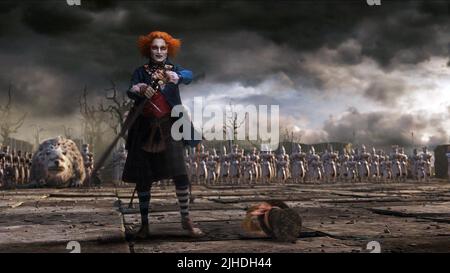 JOHNNY DEPP, Alice in Wonderland, 2010 Banque D'Images