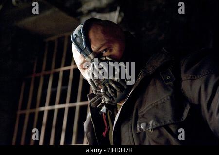 TOM HARDY, THE DARK KNIGHT RISES, 2012 Banque D'Images