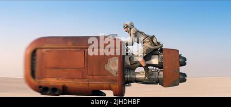 DAISY RIDLEY, Star Wars : Episode VII - LA FORCE se réveille, 2015 Banque D'Images