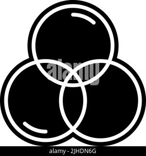 Impression de la palette de couleurs . Illustration de Vecteur