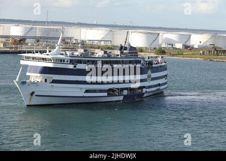 croisière casino victory dans le port de canaveral Banque D'Images