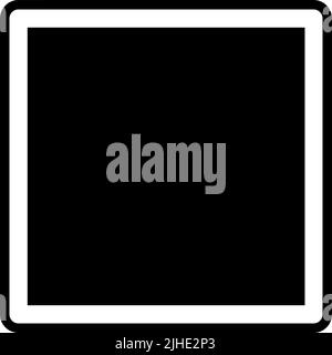 Arrêt de l'application Web . Illustration de Vecteur