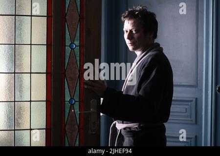 Un Conte de Noel année : 2008 - France Mathieu Amalric Directeur : Arnaud Desplechin Banque D'Images