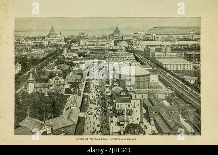 Une vue du parc des expositions de Midway plaisance World's Columbian exposition Chicago 1893 de Factory and Industrial Management Magazine Volume 6 1891 Publisher New York [etc.] McGraw-Hill [etc.] Banque D'Images