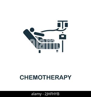 Icône de chimiothérapie. Icône allergie simple monochrome pour les modèles, la conception Web et les infographies Illustration de Vecteur